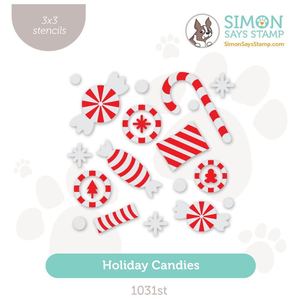 Simon Says Stamp Stencils Gingermas Candies 1031st