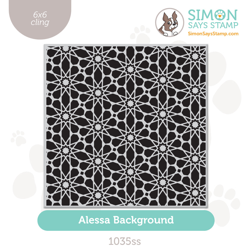 Simon Says Cling Stamp Alessa Background 1035ss Be Bold