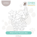 Simon Says Stamp Wild And Free Flowers Wafer Dies 1038sdc Be Bold