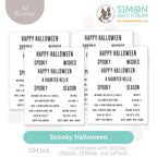 Simon Says Stamp Spooky Halloween EZ Strips 1041ez Stamptember