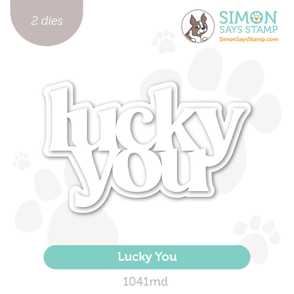 Simon Says Stamp Lucky You Wafer Dies 1041md Splendor