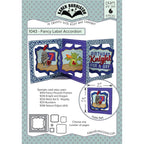 Karen Burniston FANCY LABEL ACCORDION Die Set 1043