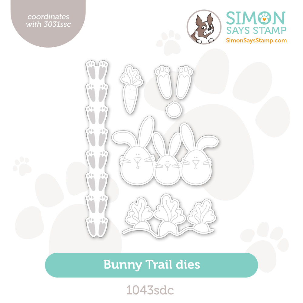 Simon Says Stamp Bunny Trail Wafer Dies 1043sdc Splendor