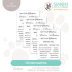 Simon Says Stamp EZ Strips Christmastime 1045ez Sending Cheer