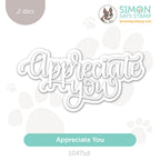 Simon Says Stamp Appreciate You Wafer Dies 1047sd Be Bold