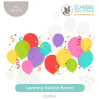 Simon Says Stamp Stencils Layering Balloons Borders 1049st