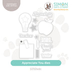 Simon Says Stamp Appreciate You Wafer Dies 1050sdc Celebrate
