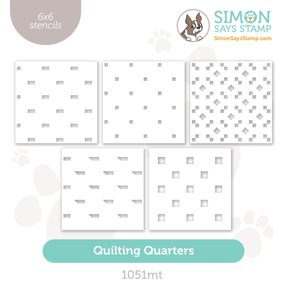 Simon Says Stamp Stencils Quilting Quarters 1051mt Stamptember