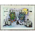 AALL & Create House of Faces A6 Clear Stamps aall1053 haunted houses