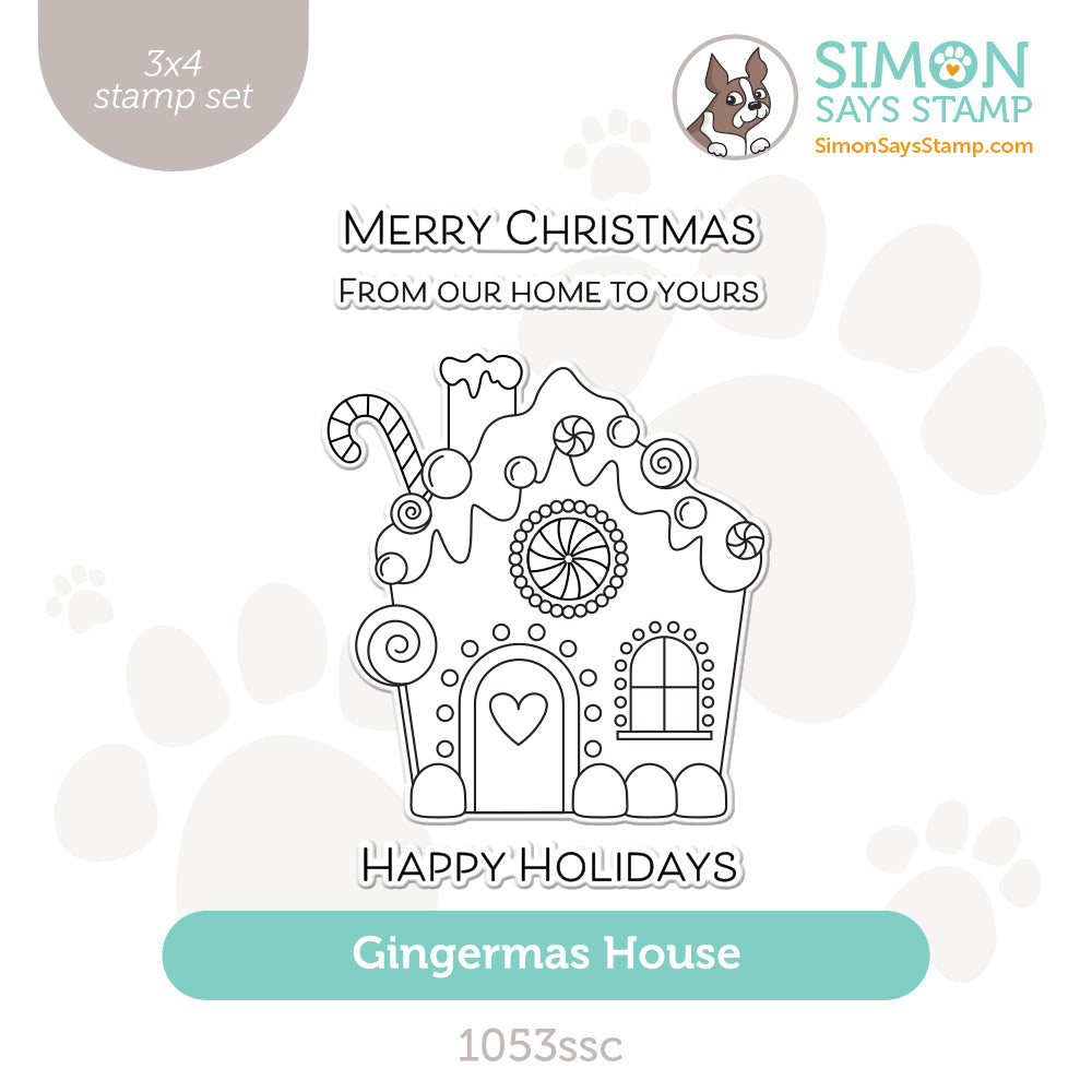 Simon Says Clear Stamps Gingermas House 1053ssc