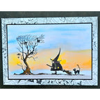 AALL & Create Mrs Squeak A7 Clear Stamps aall1057 witch