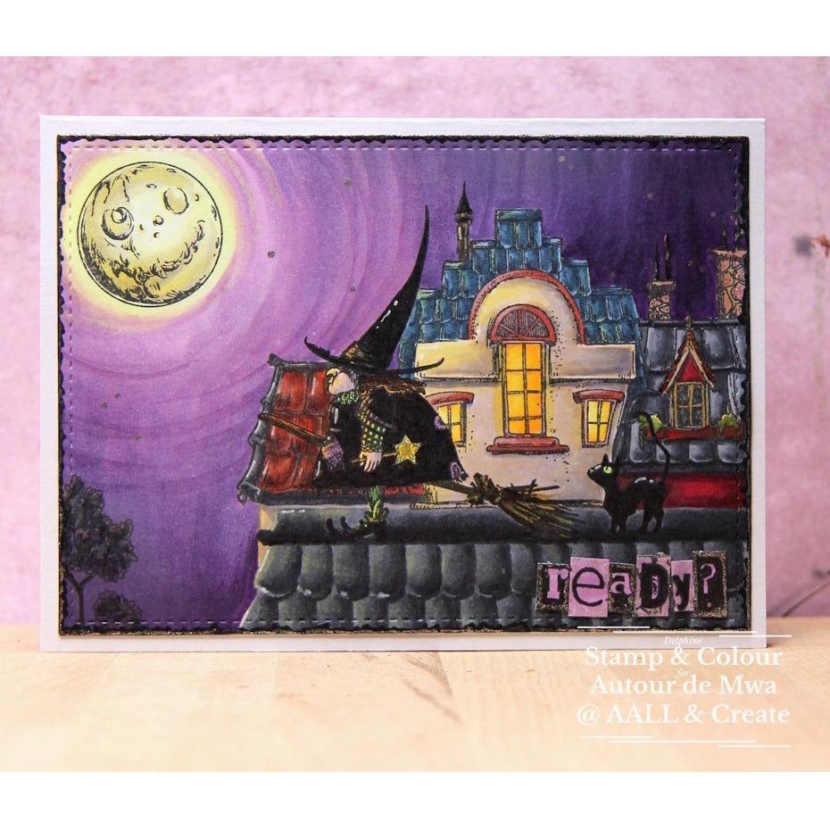 AALL & Create Mrs Squeak A7 Clear Stamps aall1057 halloween