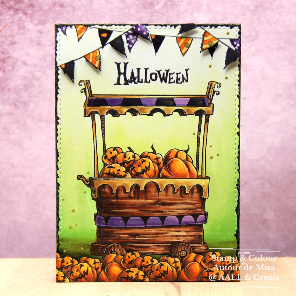 AALL & Create Versi Trolley A6 Clear Stamps aall1059 halloween
