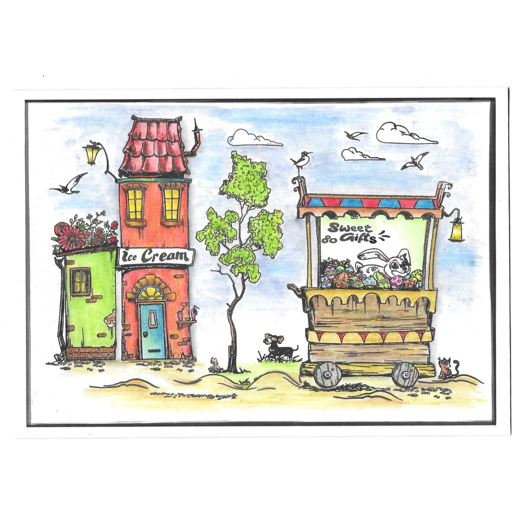 AALL & Create Versi Trolley A6 Clear Stamps aall1059 easter