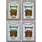 AALL & Create Versi Trolley A6 Clear Stamps aall1059 halloween christmas easter valentine