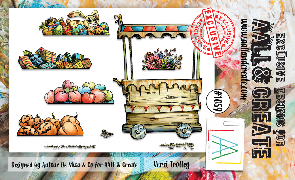 AALL & Create Versi Trolley A6 Clear Stamps aall1059