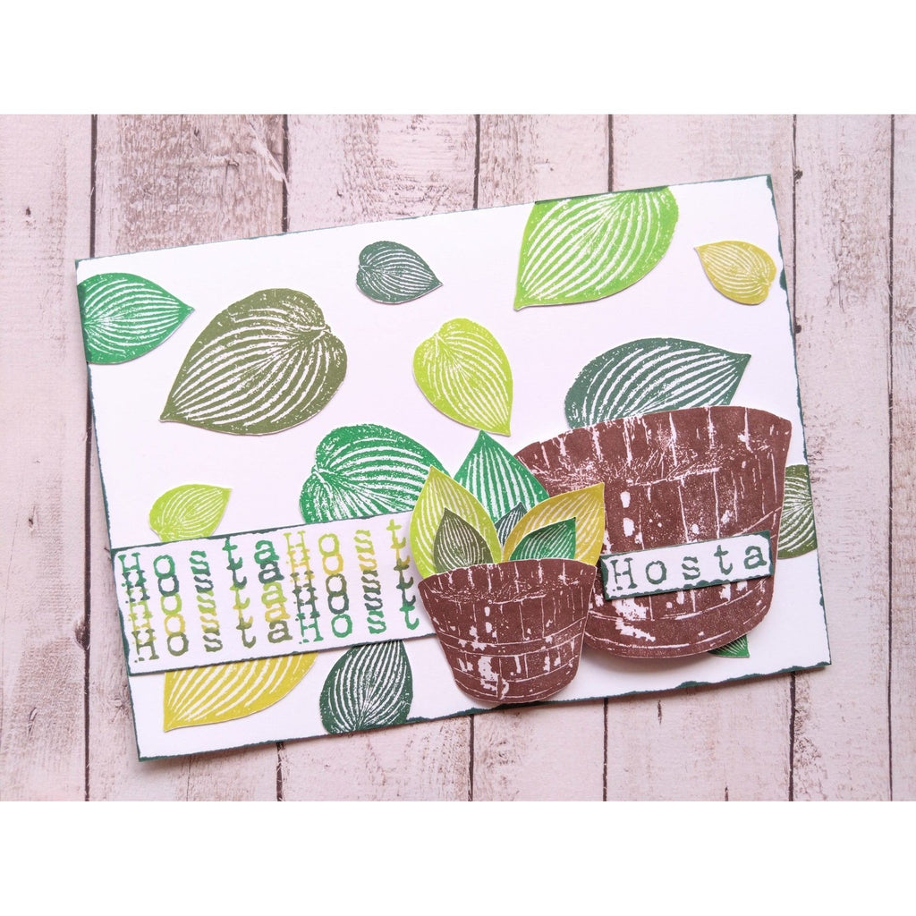 AALL & Create Hosta A5 Clear Stamps 1060 leaves