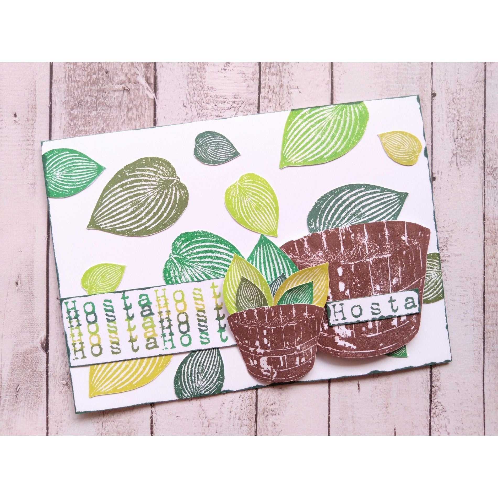 AALL & Create Hosta A5 Clear Stamps 1060 leaves