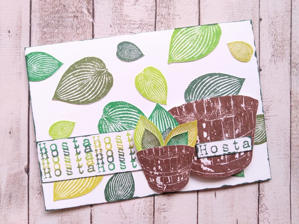 AALL & Create Hosta A5 Clear Stamps 1060 leaves