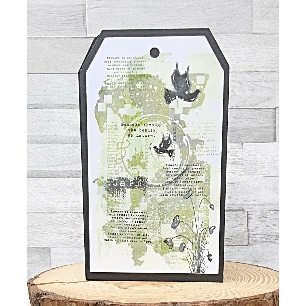AALL & Create Hosta A5 Clear Stamps 1060 calm dove