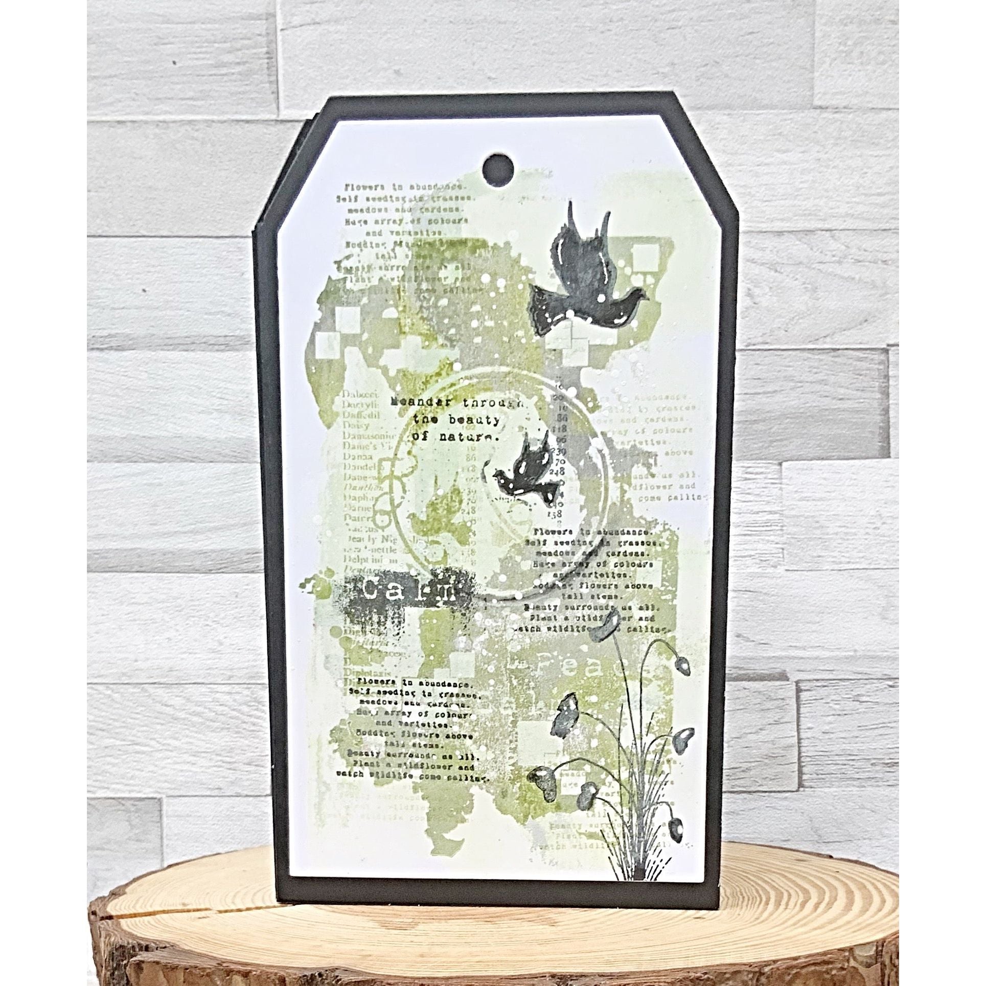 AALL & Create Hosta A5 Clear Stamps 1060 calm dove