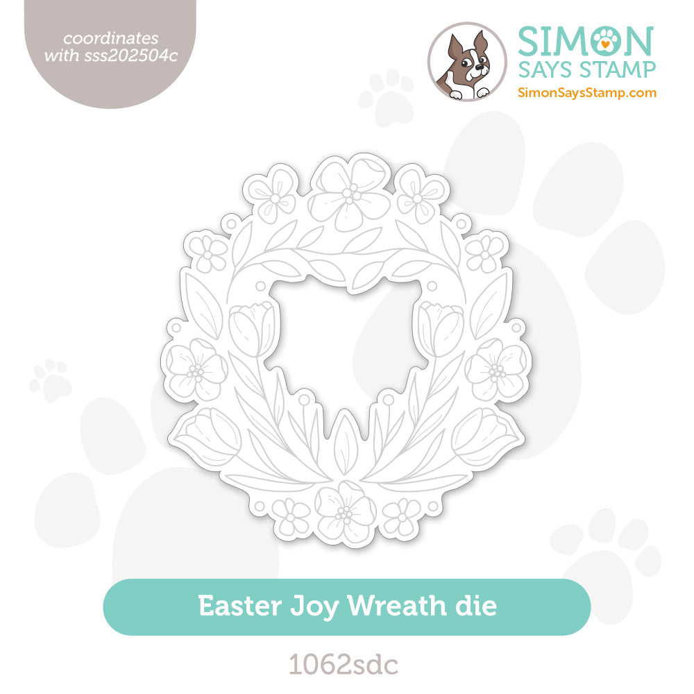 Simon Says Stamp Easter Joy Wreath Wafer Dies 1062sdc Be Bold