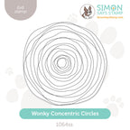 Simon Says Clear Stamps Wonky Concentric Circles 1064ss Sunny Vibes