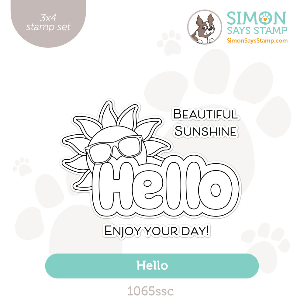 Simon Says Stamp Hello Clear Stamp Set Simon Says Stamp Hello Clear Stamp Set