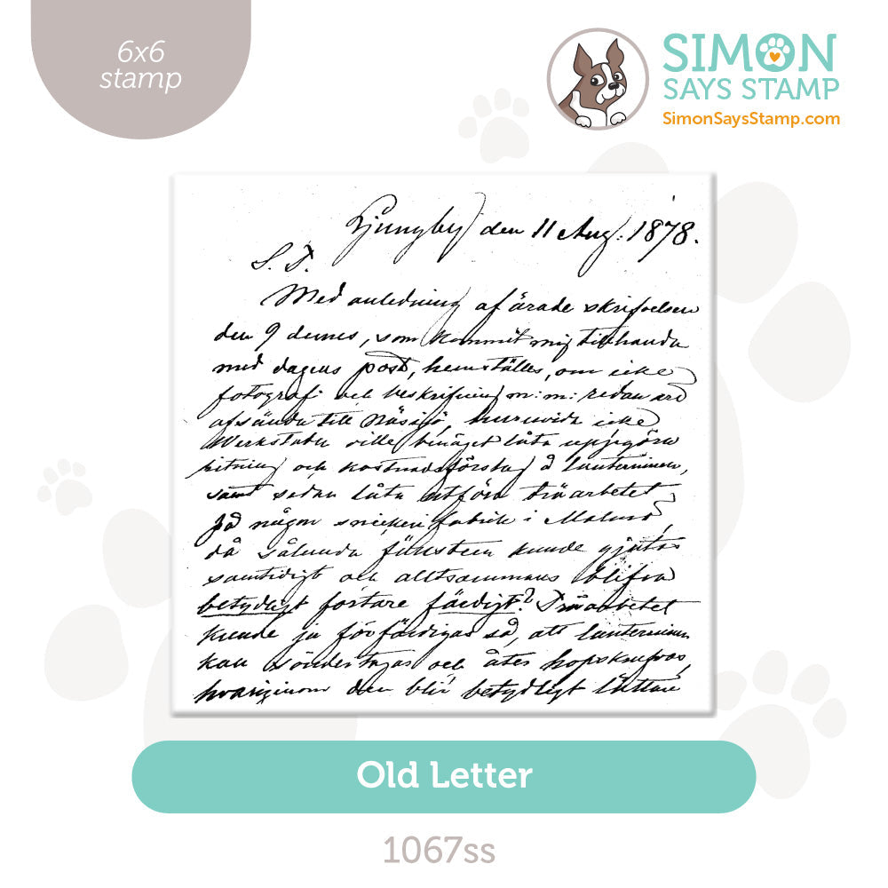 Simon Says Clear Stamps Old Letter 1067ss Cheering for You