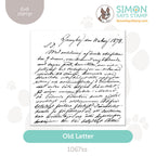Simon Says Clear Stamps Old Letter 1067ss Cheering for You