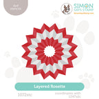 Simon Says Stencils Set of 4 Layered Rosette 1072stc