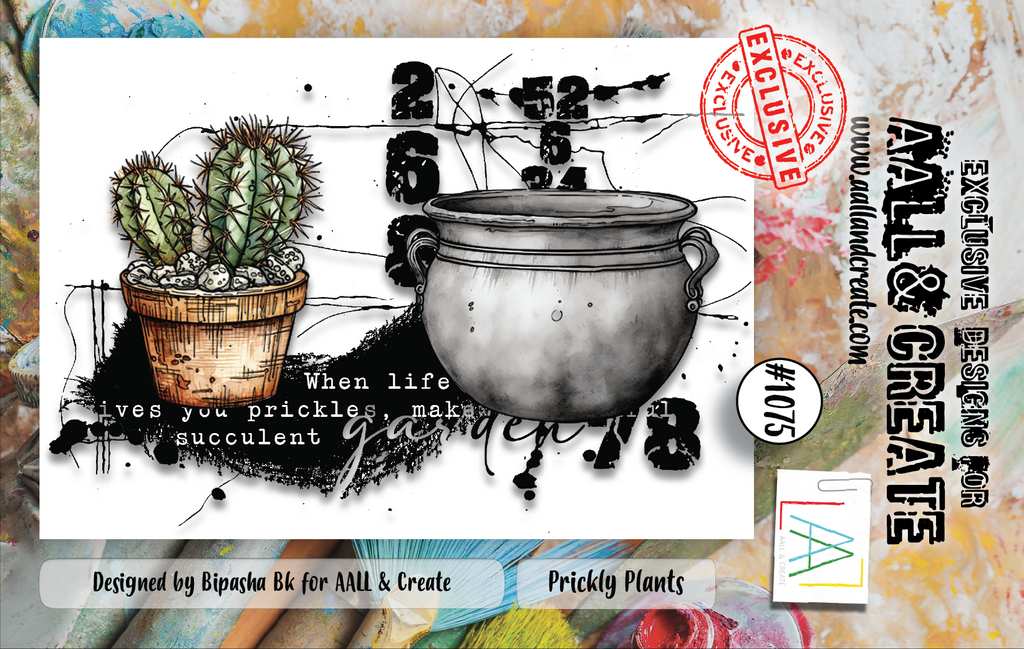 AALL & Create Prickly Plants A7 Clear Stamps 1075
