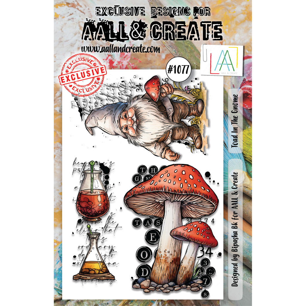 AALL & Create Toad In The Gnome A6 Clear Stamps 1077