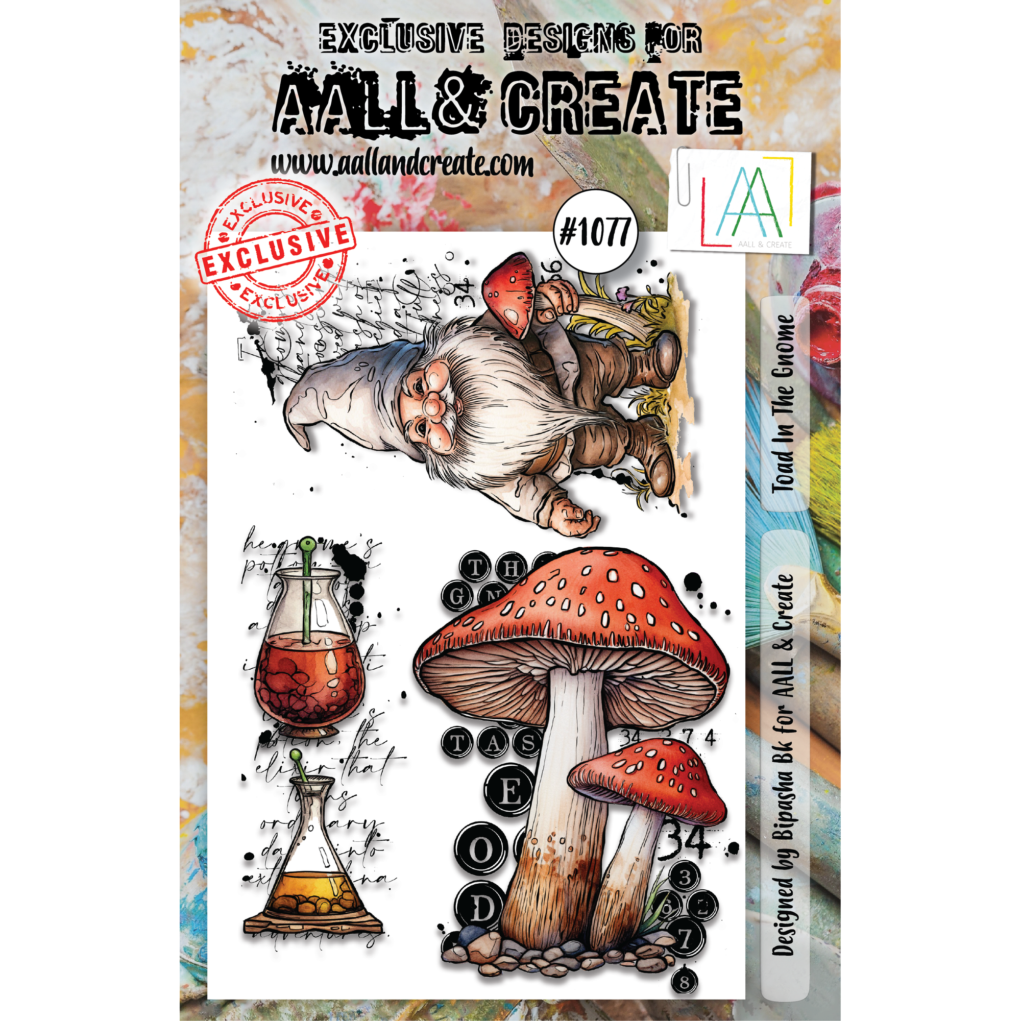 AALL & Create Toad In The Gnome A6 Clear Stamps 1077