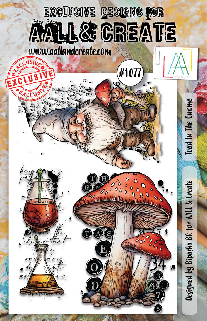 AALL & Create Toad In The Gnome A6 Clear Stamps 1077