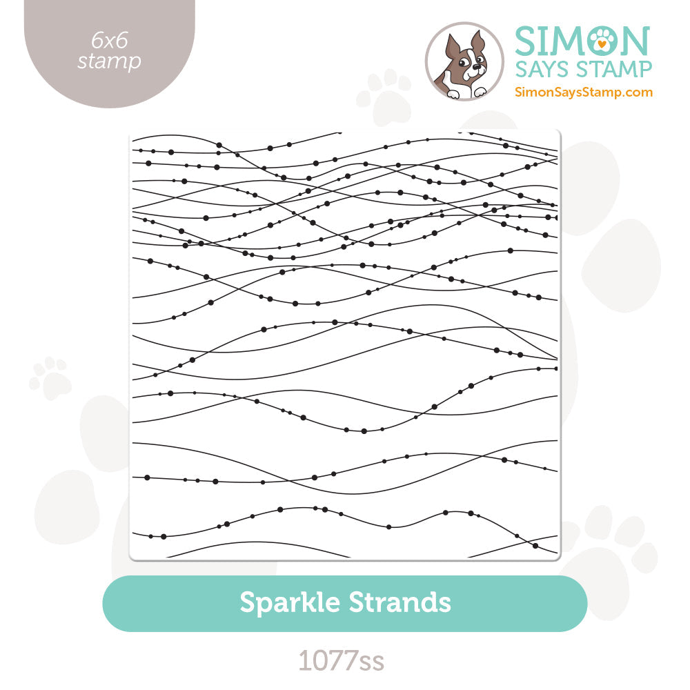 Simon Says Clear Stamp Sparkle Strands 1077ss Sweet Wishes