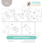 Simon Says Stamp Set of 5 Stencils Mandala Blossoms 1078stc You Are My Favorite