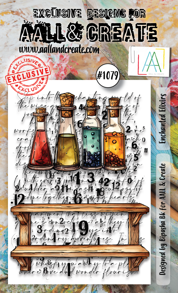 AALL & Create Enchanted Elixirs A7 Clear Stamps 1079