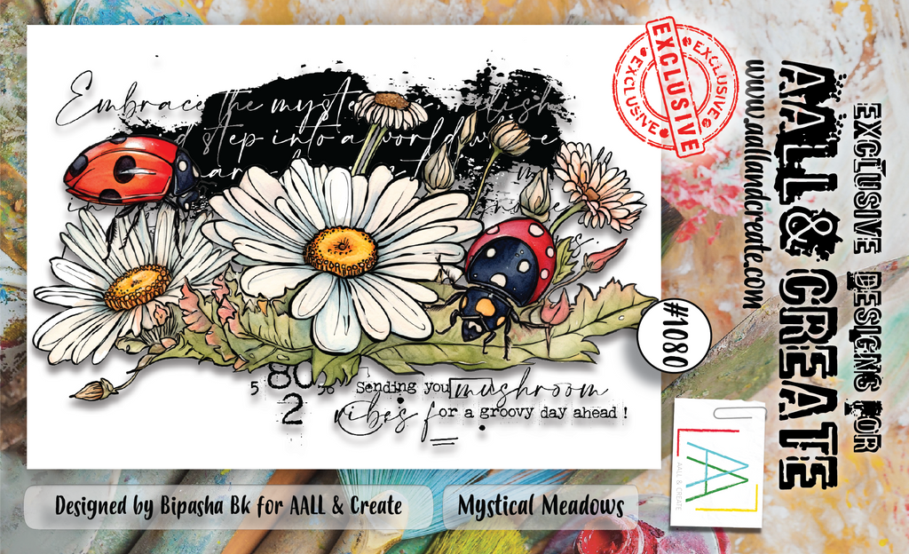AALL & Create Mystical Meadows A7 Clear Stamps 1080