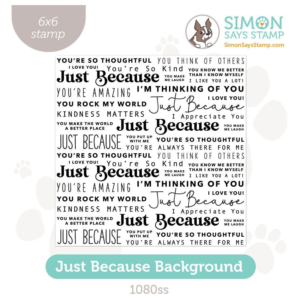 Simon Says Clear Stamp Just Because Background 1080ss Stamptember