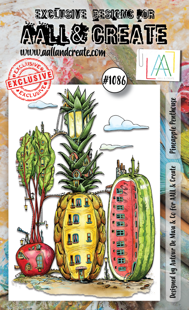 AALL & Create Pineapple Penthouse A6 Clear Stamp 1086