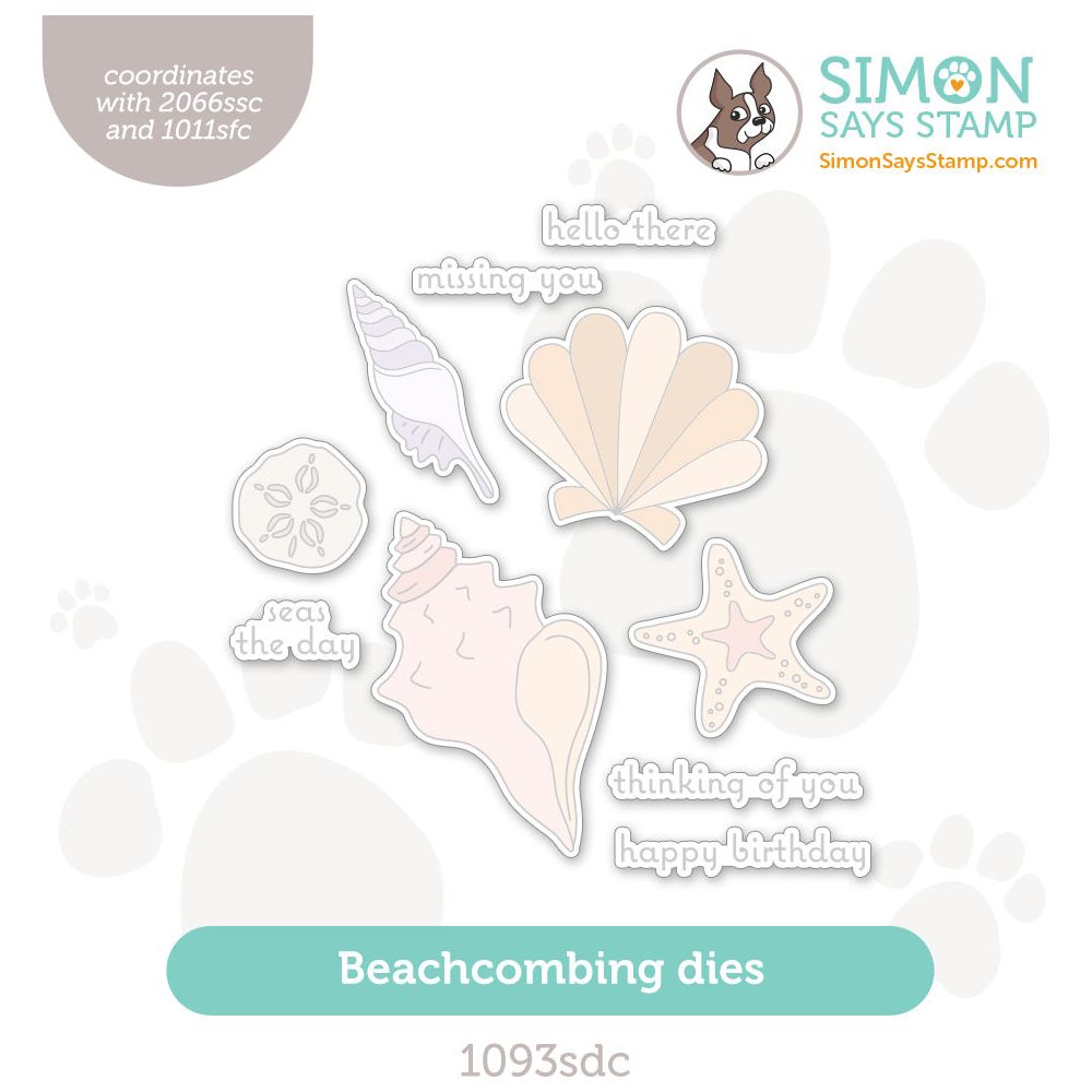 Simon Says Stamp Beachcombing Wafer Dies 1093sdc Sunny Vibes