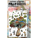 AALL & Create Clifftop Fungarismo A6 Clear Stamps 1095