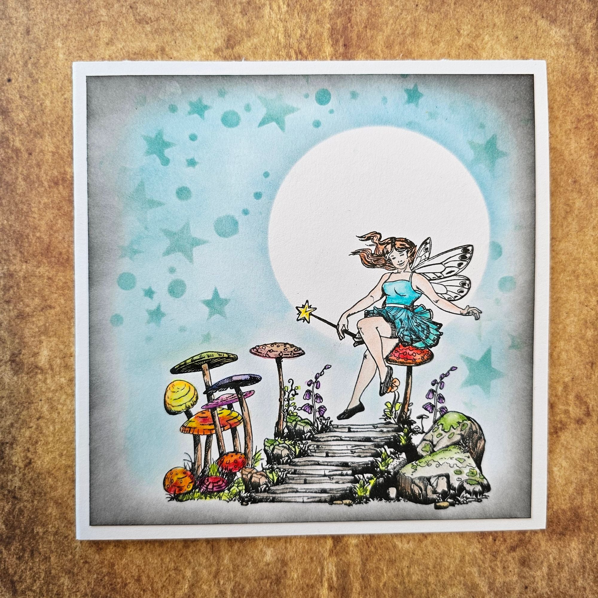 AALL & Create Forest Accoutrements A7 Clear Stamps 1098 fairy