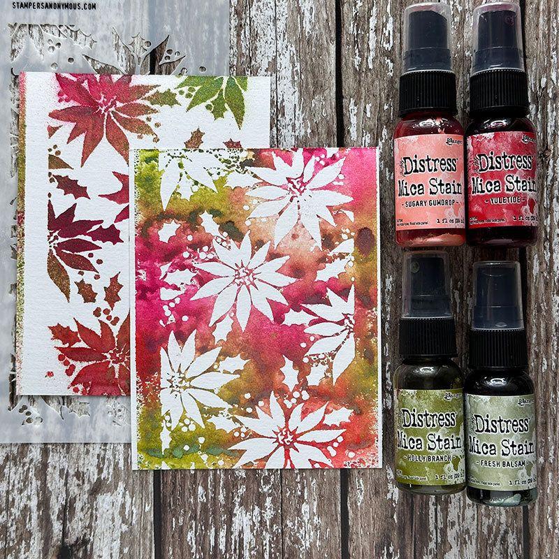Tim Holtz Distress Yuletide Mica Stain Ranger Holiday Cards | color-code:ALT02