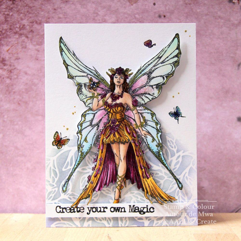 AALL & Create Fairy Queen Of Hearts A6 Clear Stamps 1101 create your own magic