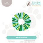 Simon Says Stamp Stencils Retro Wreath 1101mtc And Everything Nice