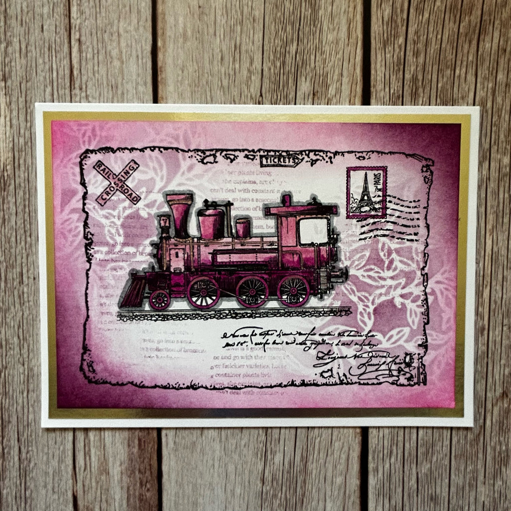 AALL & Create Time Heals All A6 Clear Stamps 1110 train