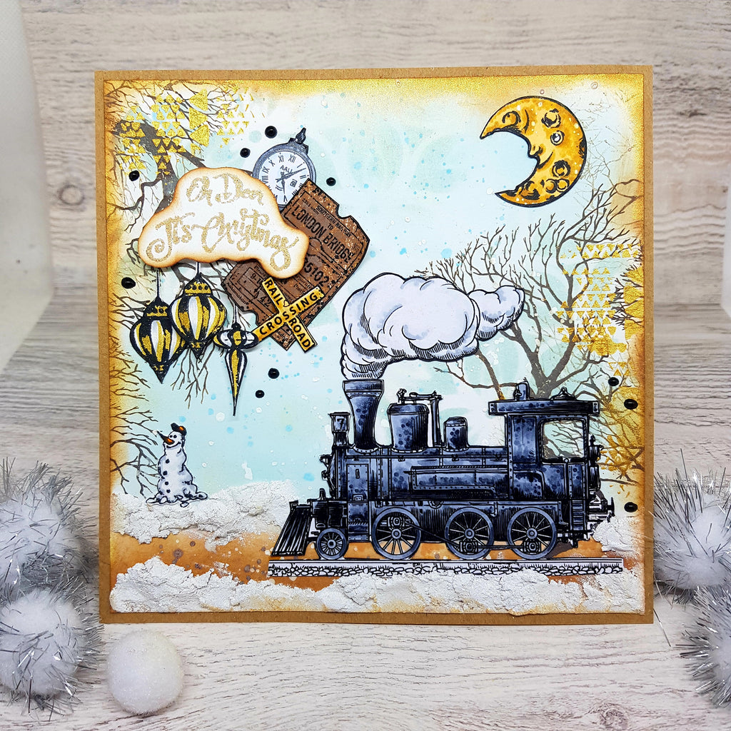AALL & Create Loco London A6 Clear Stamps 1111 moon