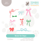 Simon Says Stamp Stencil Bows for Days 1119stc In My Heart